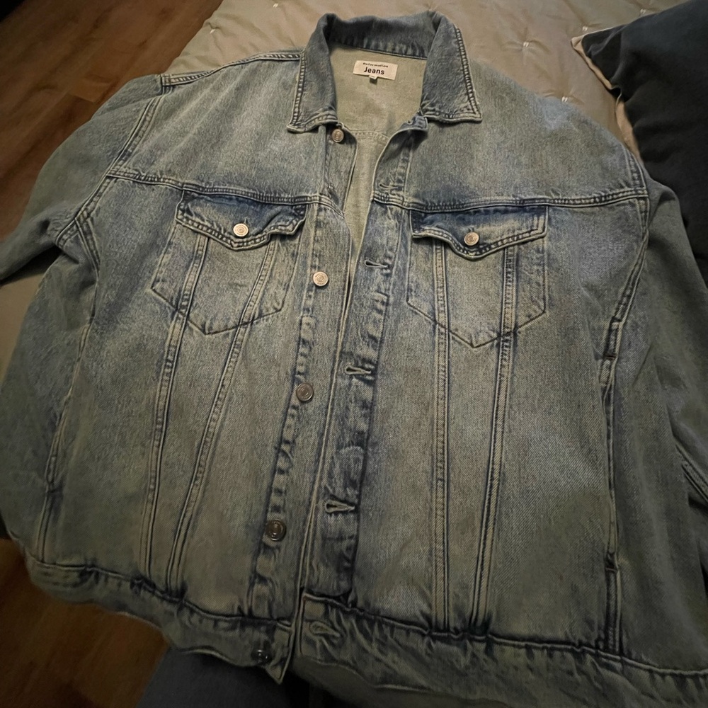 Reformation Simone Oversized Denim Jacket